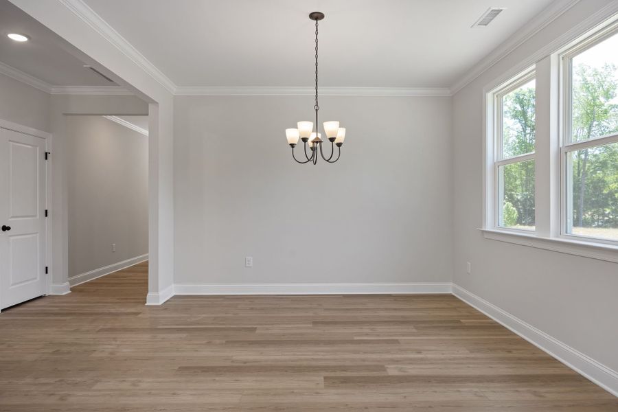Representative unfurnished interior of a home built from the The Beech by Davidson Homes LLC in Springvale South, Fuquay Varina (Image 38). Representative unfurnished interior of a home built from the The Beech by Davidson Homes LLC in Springvale South, Fuquay Varina (Image 38).