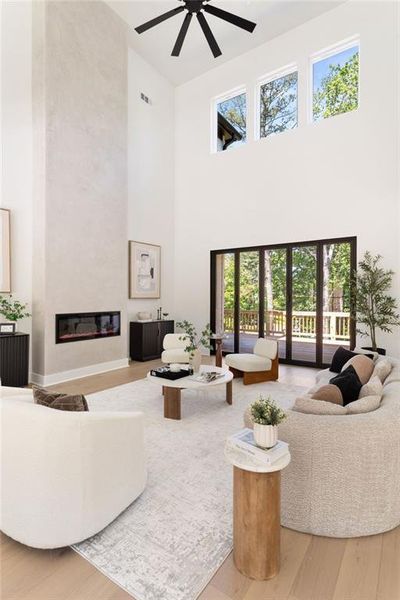Furnished interior view inside a new home in , Powder Springs (Image 6).