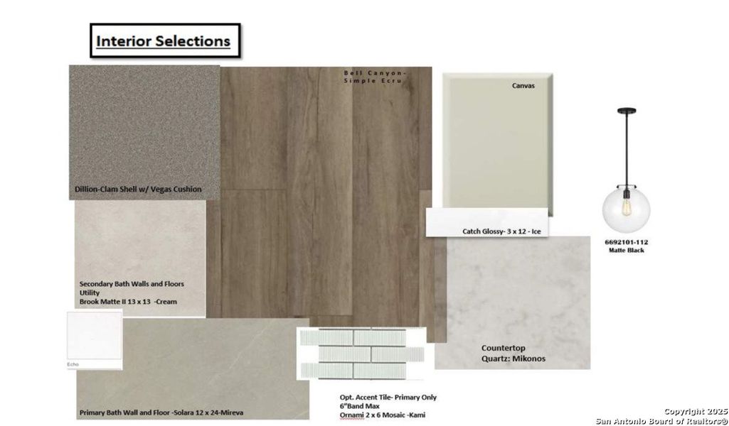 Sample of building materials used in homes in Rhine Valley, Schertz (Image 6). Sample of building materials used in homes in Rhine Valley, Schertz (Image 6).