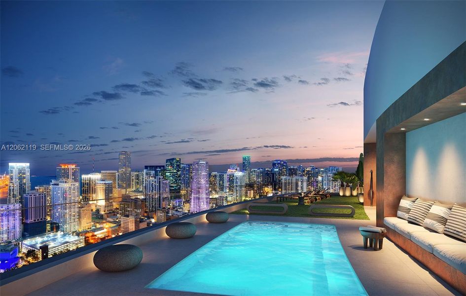 Condo located in Miami, FL showcasing its design and architecture (Image 2). Condo located in Miami, FL showcasing its design and architecture (Image 2).