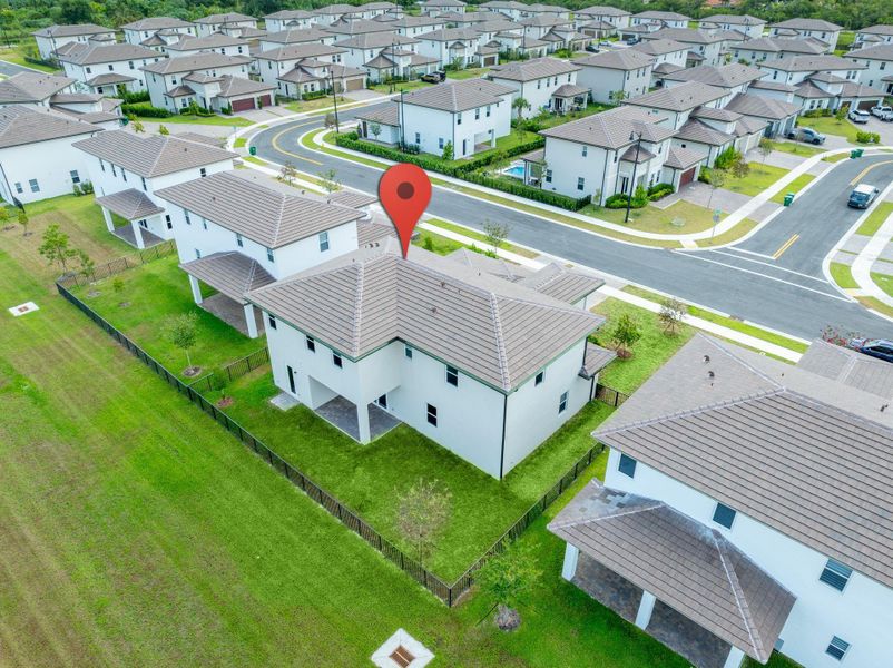 Furnished interior view inside a new home in , Davie (Image 40).