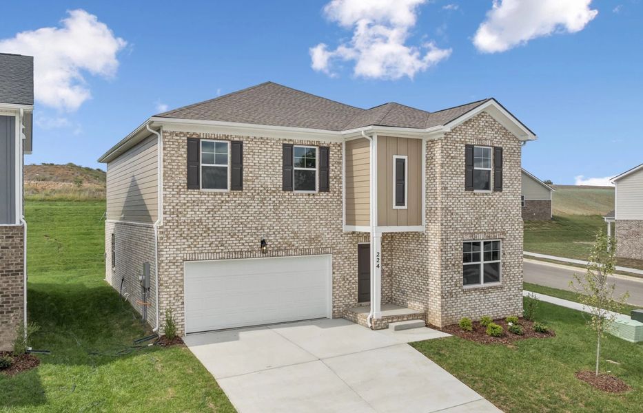 Front exterior of a home in the Cades Bluff community, located in Lebanon, TN (Image 10).