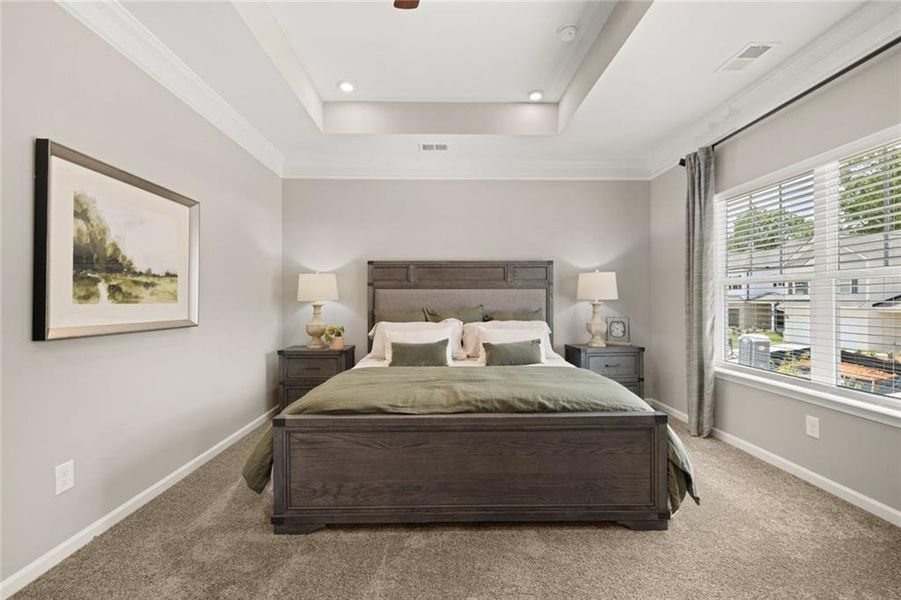 Furnished interior view inside a new home in Varnell Preserve, Dalton (Image 22).