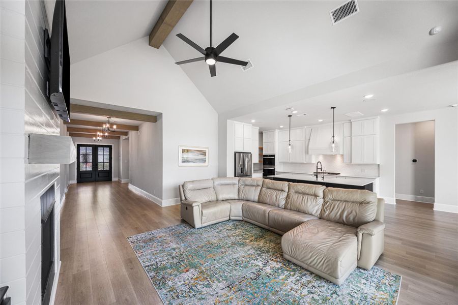 Furnished interior view inside a new home in , Magnolia (Image 7).
