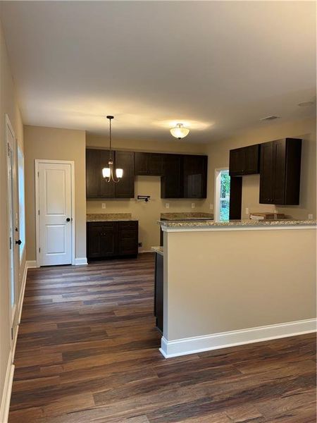 Furnished interior view inside a new home in , Monticello (Image 4).