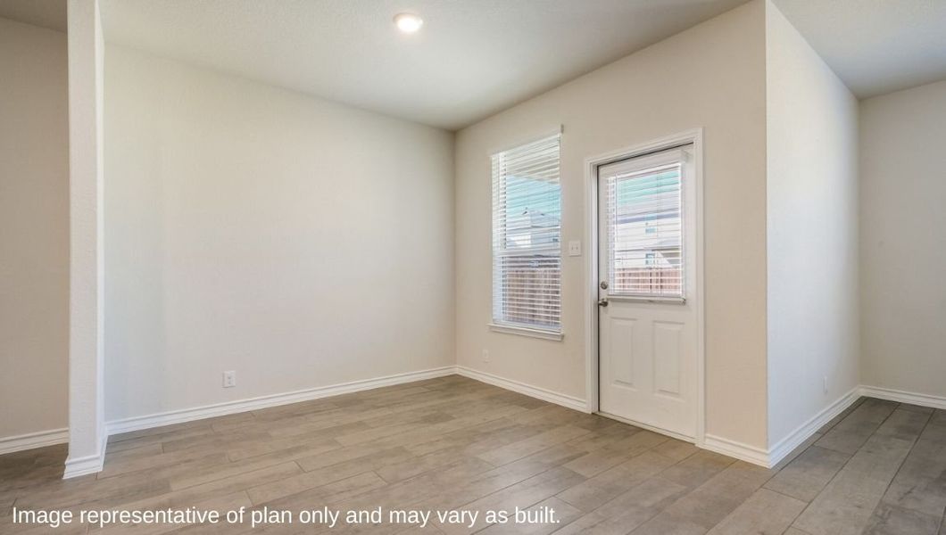 Representative unfurnished interior of a home built from the The Irvine by D.R. Horton in Veranda, San Antonio (Image 12).