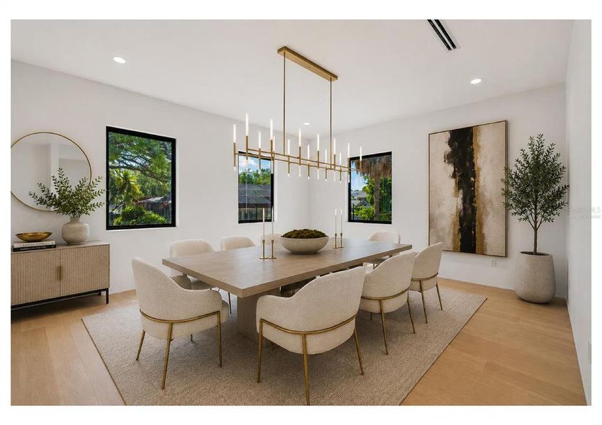 Furnished interior view inside a new home in , Tampa (Image 43).