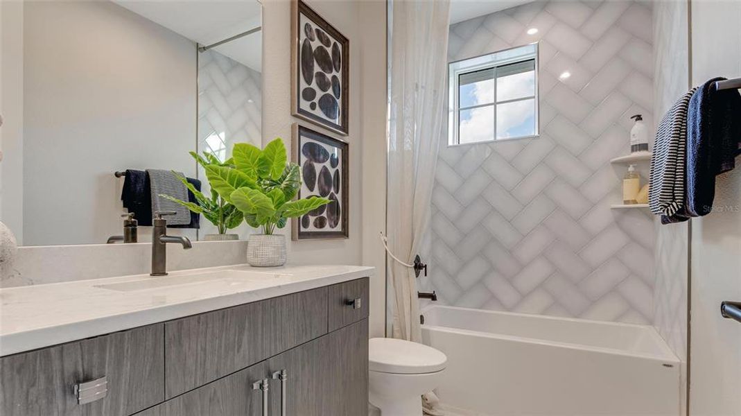 Furnished interior view inside a new home in Cresswind DeLand, Deland (Image 25).