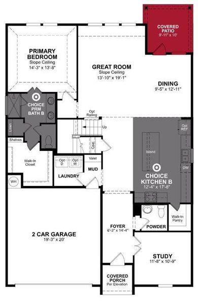 Beazer Homes Whitewing Trails Cascade Floorplan