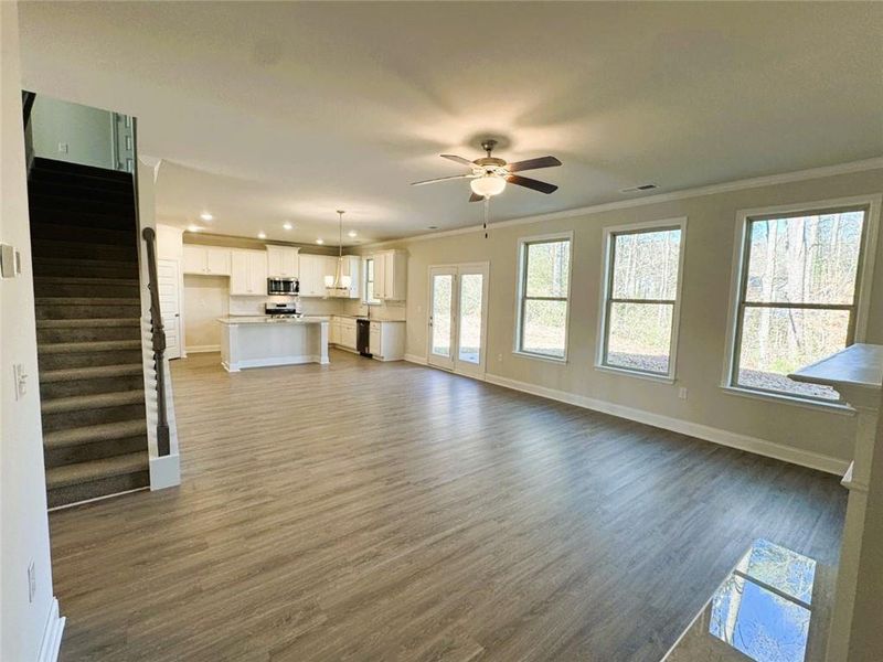 Spacious, unfurnished interior of a new home in Paces Estates, Lithia Springs (Image 13). Spacious, unfurnished interior of a new home in Paces Estates, Lithia Springs (Image 13).