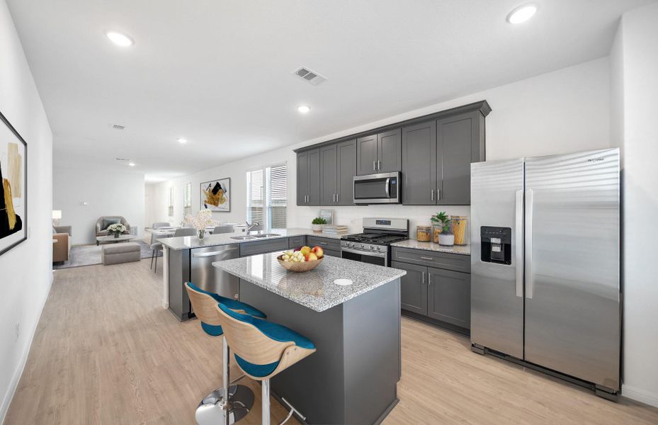 Furnished interior view inside a new home in Windcress, Cove (Image 5).
