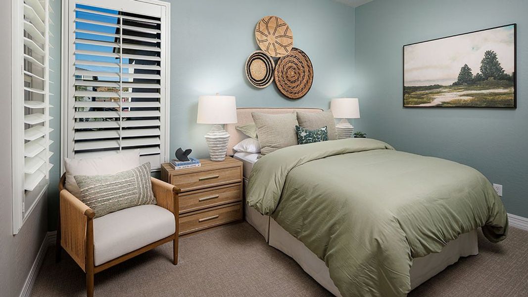 Representative furnished interior of a home built from the Everglade by Taylor Morrison in Saddleback, Peoria (Image 16).