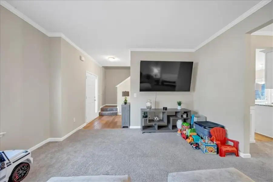 Furnished interior view inside a new home in Traditions at Cedarcrest, Dallas (Image 8).