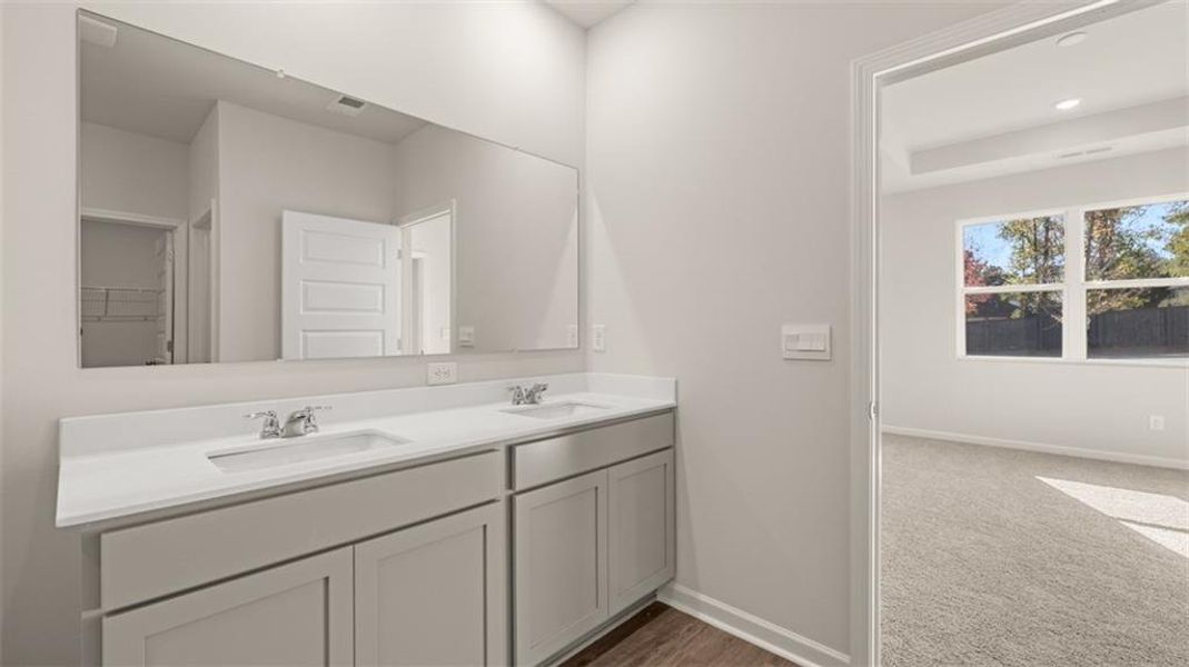 Furnished interior view inside a new home in Jackson Landing, Jefferson (Image 16).