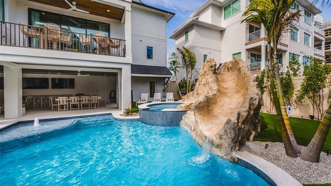Exterior details and patio area of a home in , Sarasota (Image 39).