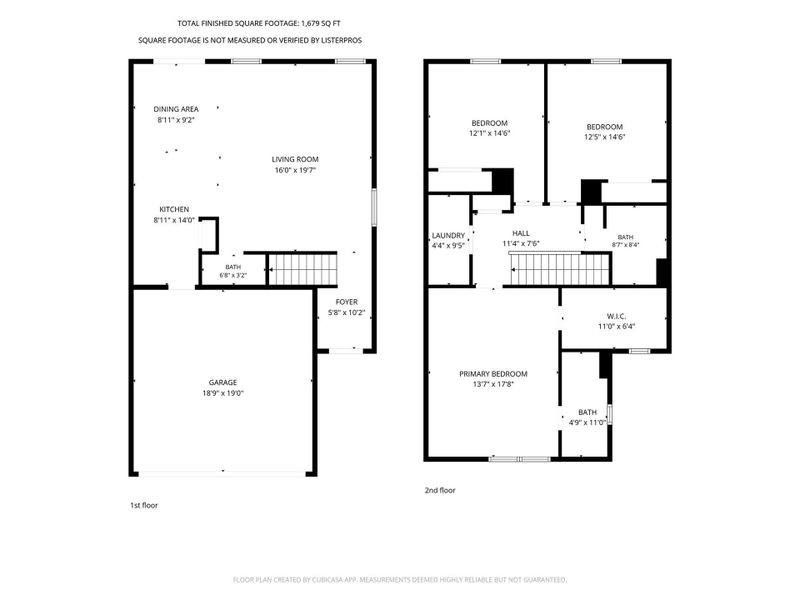 2D floor plan layout of this home in , Shelby, NC (Image 6).