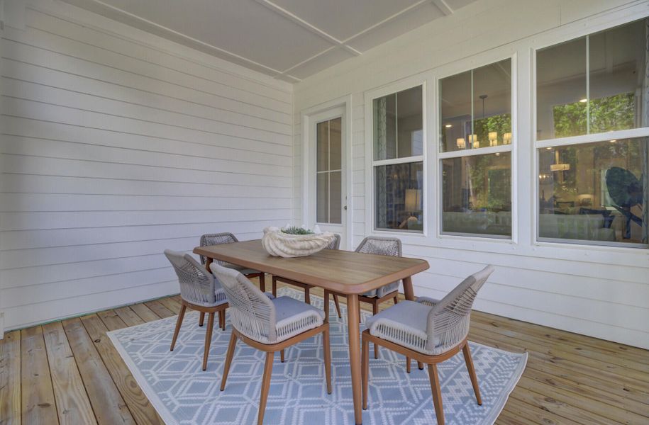 Exterior details and patio area of a home in , Johns Island (Image 29). Exterior details and patio area of a home in , Johns Island (Image 29).