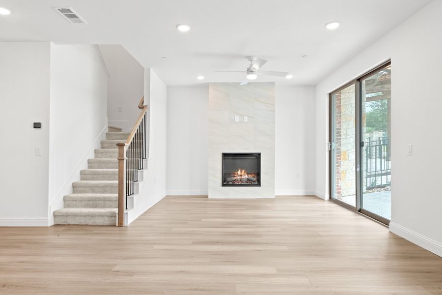 Spacious, unfurnished interior of a new home in The Tribute, The Colony (Image 21). Spacious, unfurnished interior of a new home in The Tribute, The Colony (Image 21).