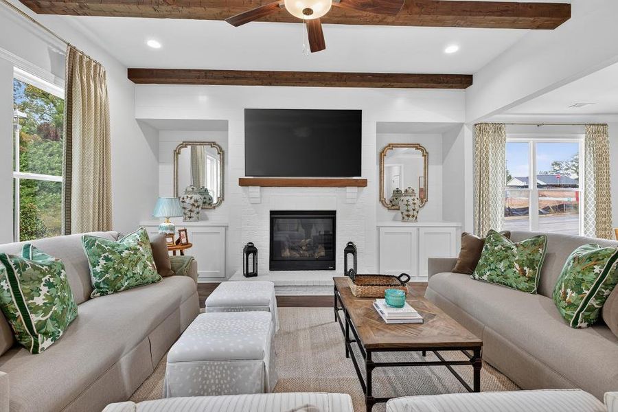 Furnished interior view inside a new home in Hemingway, Flowery Branch (Image 11).