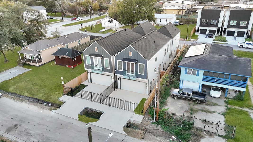 Arial View of Dyer st