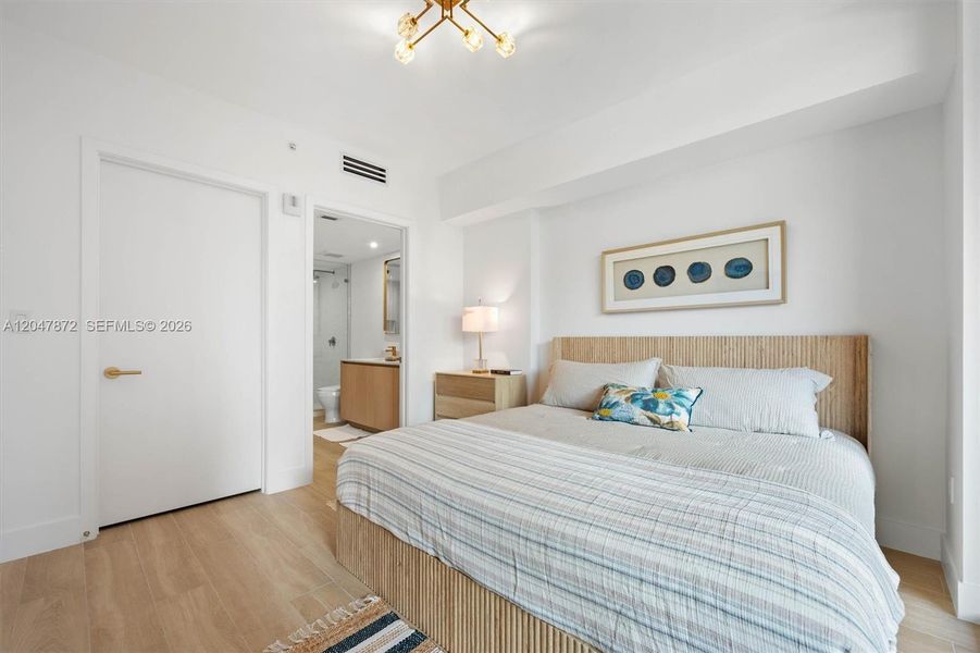 Furnished interior view inside a new home in , Miami (Image 16).