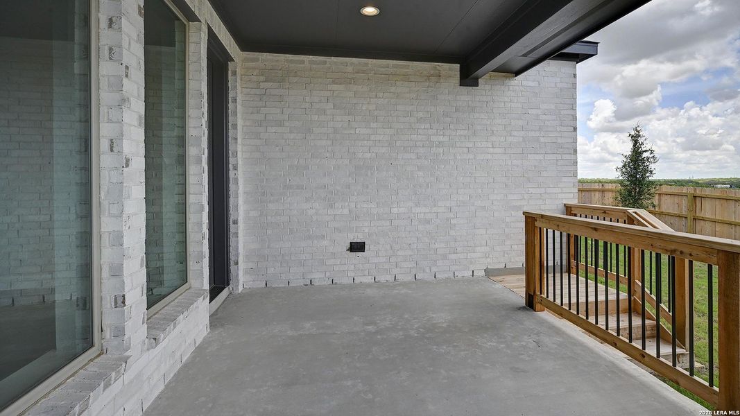 Exterior details and patio area of a home in Briggs Ranch, San Antonio (Image 4). Exterior details and patio area of a home in Briggs Ranch, San Antonio (Image 4).