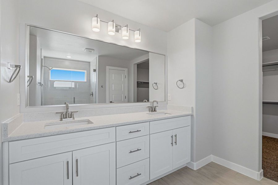 Furnished interior view inside a new home in Emerald Estates, El Paso (Image 13).