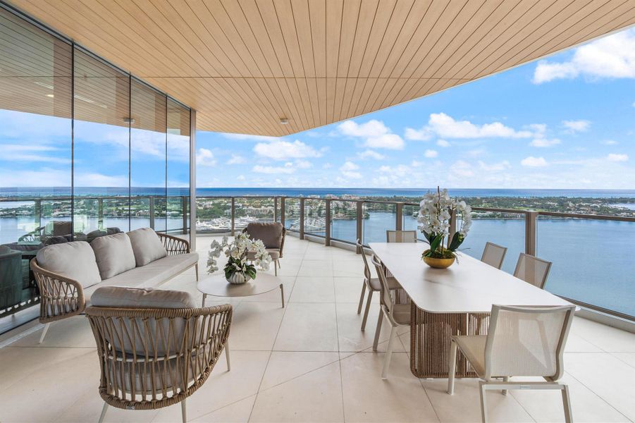 Exterior details and patio area of a home in , West Palm Beach (Image 2). Exterior details and patio area of a home in , West Palm Beach (Image 2).