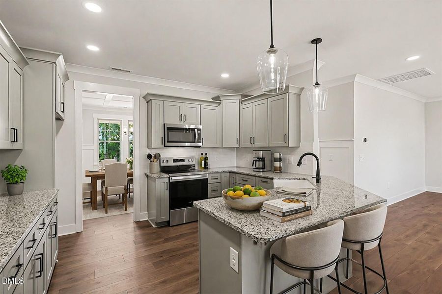 Virtually Staged Kitchen