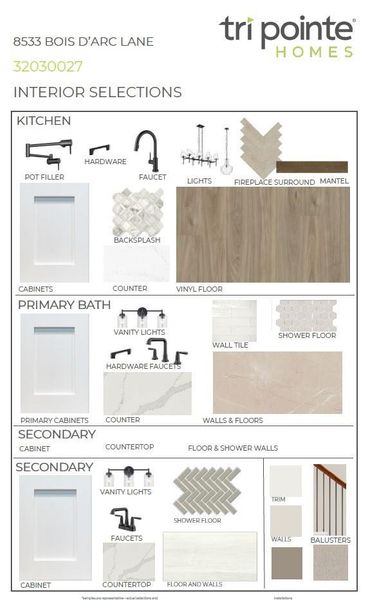 Sample of building materials used in homes in , Fulshear (Image 1). Sample of building materials used in homes in , Fulshear (Image 1).