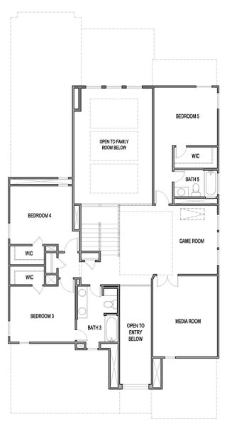 2D floor plan layout of this home in University Heights, Round Rock, TX (Image 3). 2D floor plan layout of this home in University Heights, Round Rock, TX (Image 3).