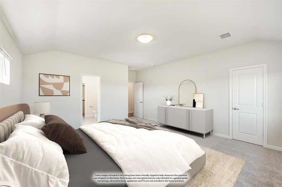 Furnished interior view inside a new home in Eagle Glen Elements, Alvarado (Image 8).