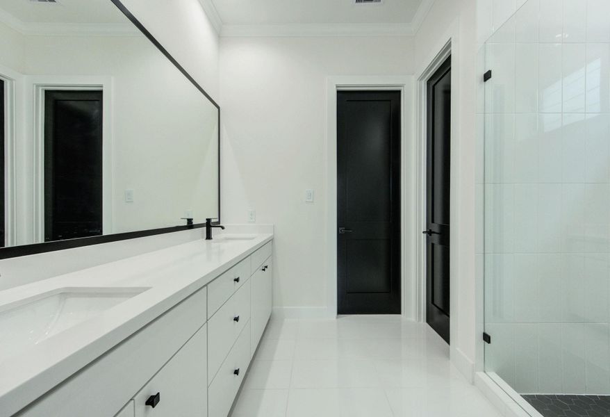 Furnished interior view inside a new home in , Houston (Image 9).