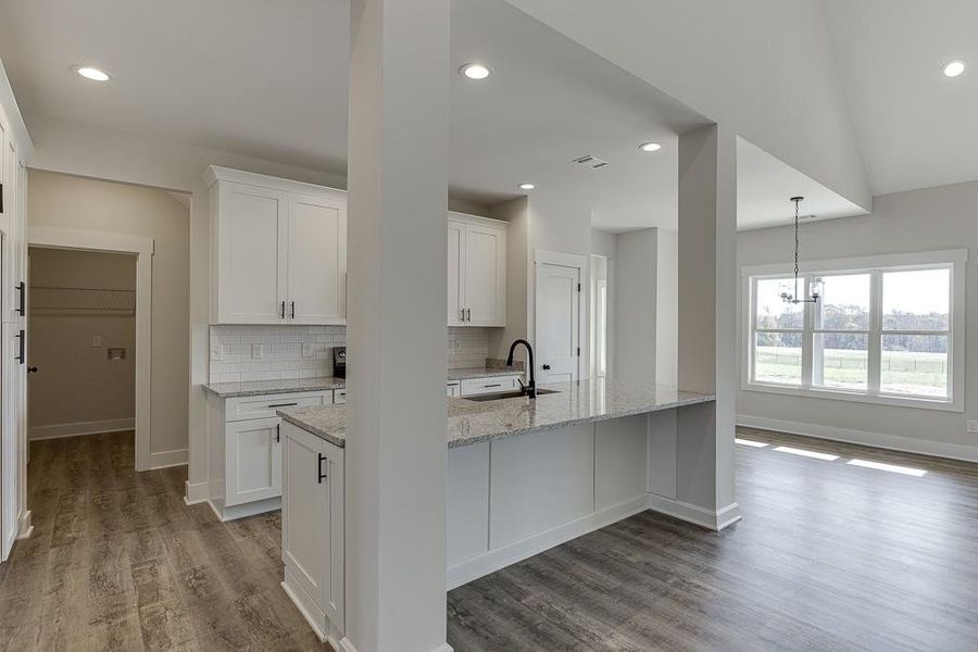 Furnished interior view inside a new home in , Hartwell (Image 12).