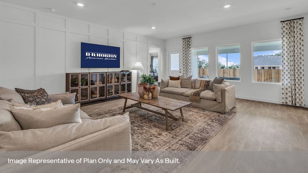 Representative furnished interior of a home built from the The Irving by D.R. Horton in Sonoma Oaks, Fredericksburg (Image 17). Representative furnished interior of a home built from the The Irving by D.R. Horton in Sonoma Oaks, Fredericksburg (Image 17).