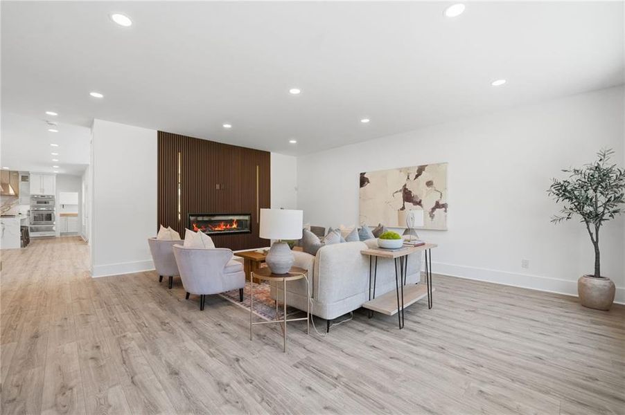 Furnished interior view inside a new home in , Roswell (Image 6).