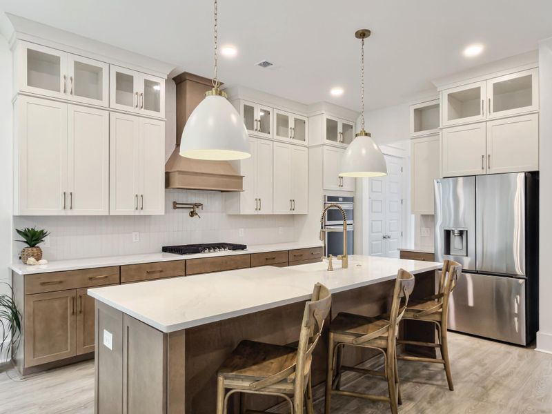 Furnished interior view inside a new home in Overlook at Copahee Sound, Awendaw (Image 41).