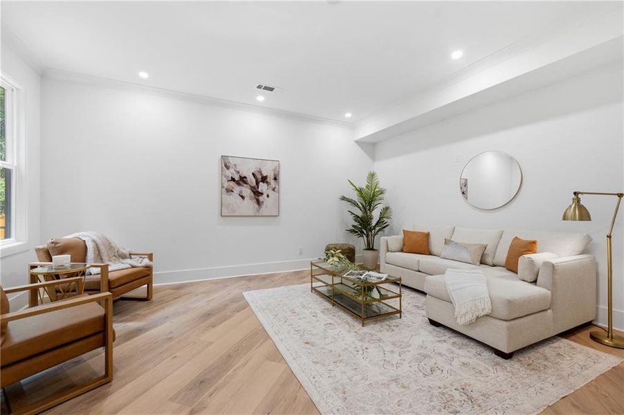Furnished interior view inside a new home in , Marietta (Image 20).