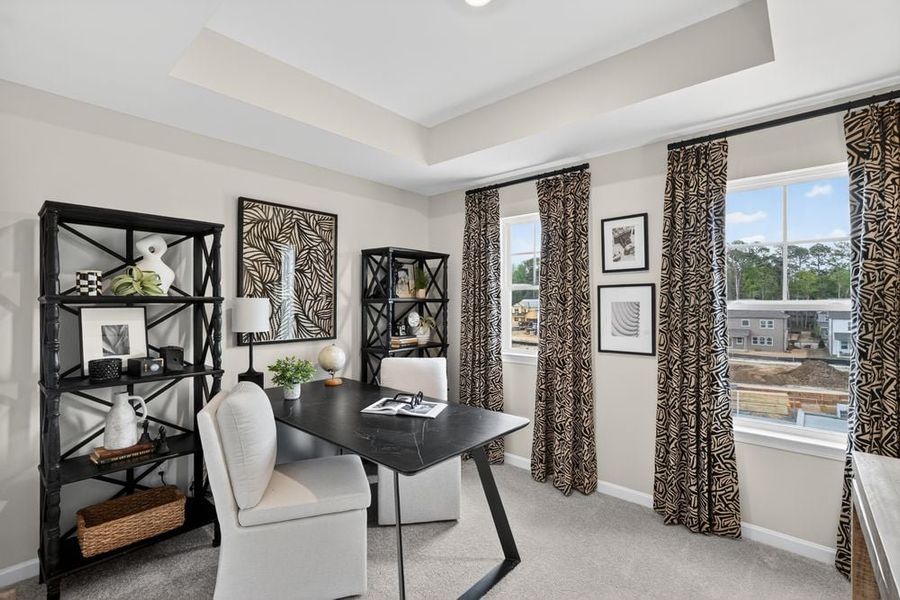Furnished interior view inside a new home in Dreycott, Lawrenceville (Image 6).