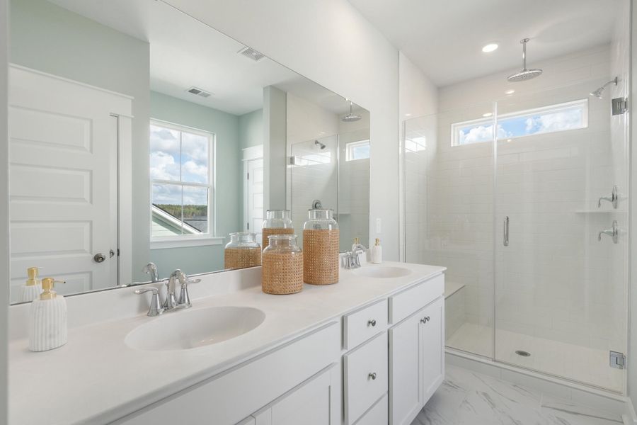 Furnished interior view inside a new home in Carnes Crossroads, Summerville (Image 8). Furnished interior view inside a new home in Carnes Crossroads, Summerville (Image 8).