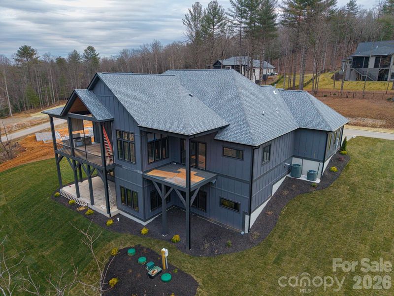 Exterior details and patio area of a home in , Horse Shoe (Image 27).