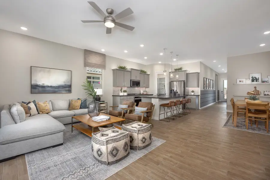 Representative furnished interior of a home built from the Copper by Mattamy Homes in Empire Pointe, Queen Creek (Image 6).
