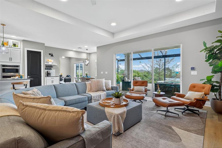 Furnished interior view inside a new home in , Cape Coral (Image 17).