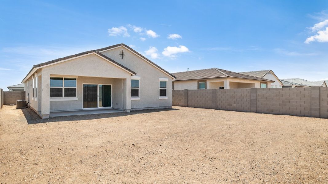Exterior details and patio area of a home in Mason Ranch, Surprise (Image 2). Exterior details and patio area of a home in Mason Ranch, Surprise (Image 2).