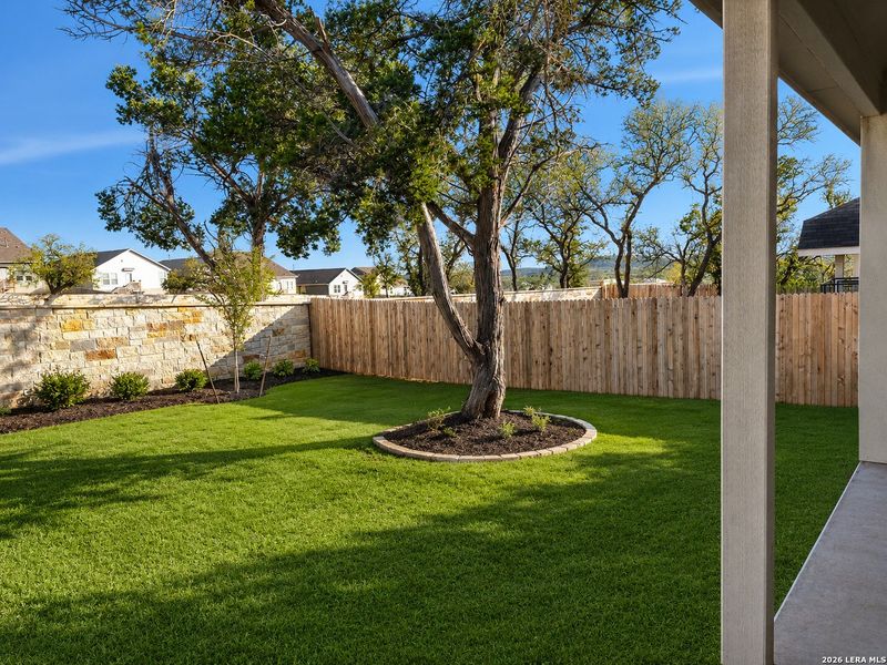 Exterior details and patio area of a home in Hidden Trails, Bulverde (Image 2). Exterior details and patio area of a home in Hidden Trails, Bulverde (Image 2).