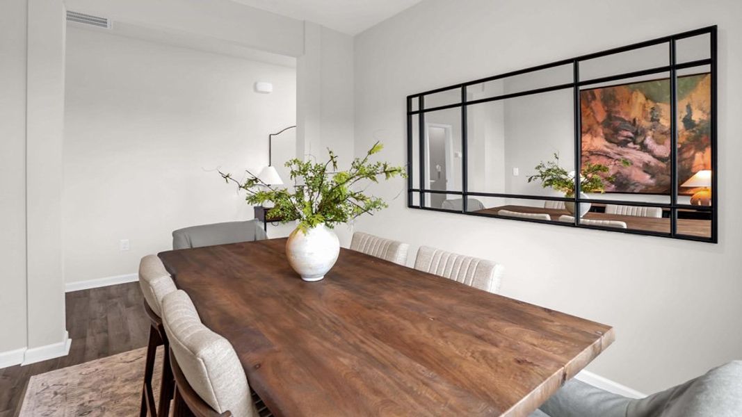 Representative furnished interior of a home built from the WILMINGTON by D.R. Horton in Shahbain Reserve, Raeford (Image 10).