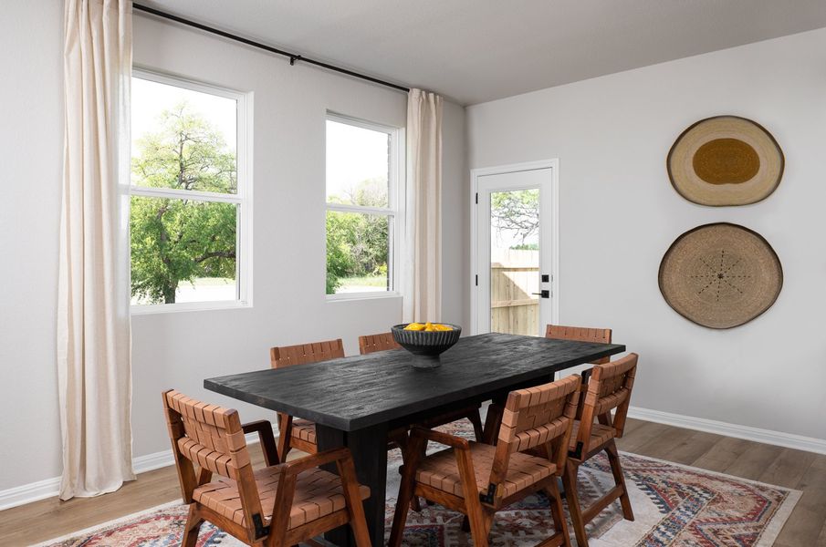 Representative furnished interior of a home built from the McKinney by Ashton Woods in The Trails at Carmel 40s, Pflugerville (Image 6).