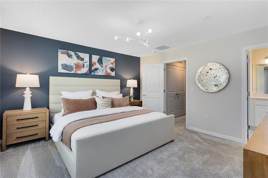 Furnished interior view inside a new home in , Sanford (Image 13).