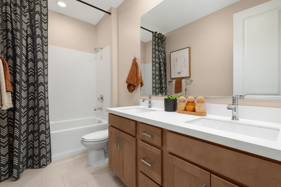 Representative furnished interior of a home built from the Ash by Mattamy Homes in Bella Vista Farms, Queen Creek (Image 14). Representative furnished interior of a home built from the Ash by Mattamy Homes in Bella Vista Farms, Queen Creek (Image 14).