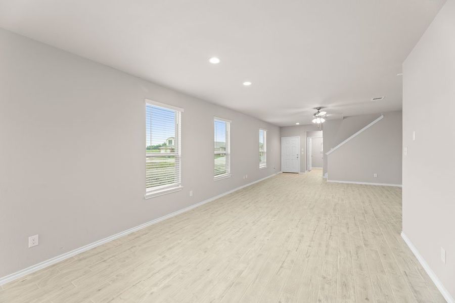 Representative exterior photo of a completed home built from the Willow by Impression Homes in Creekside Ranch, Blue Ridge, TX (Image 10).